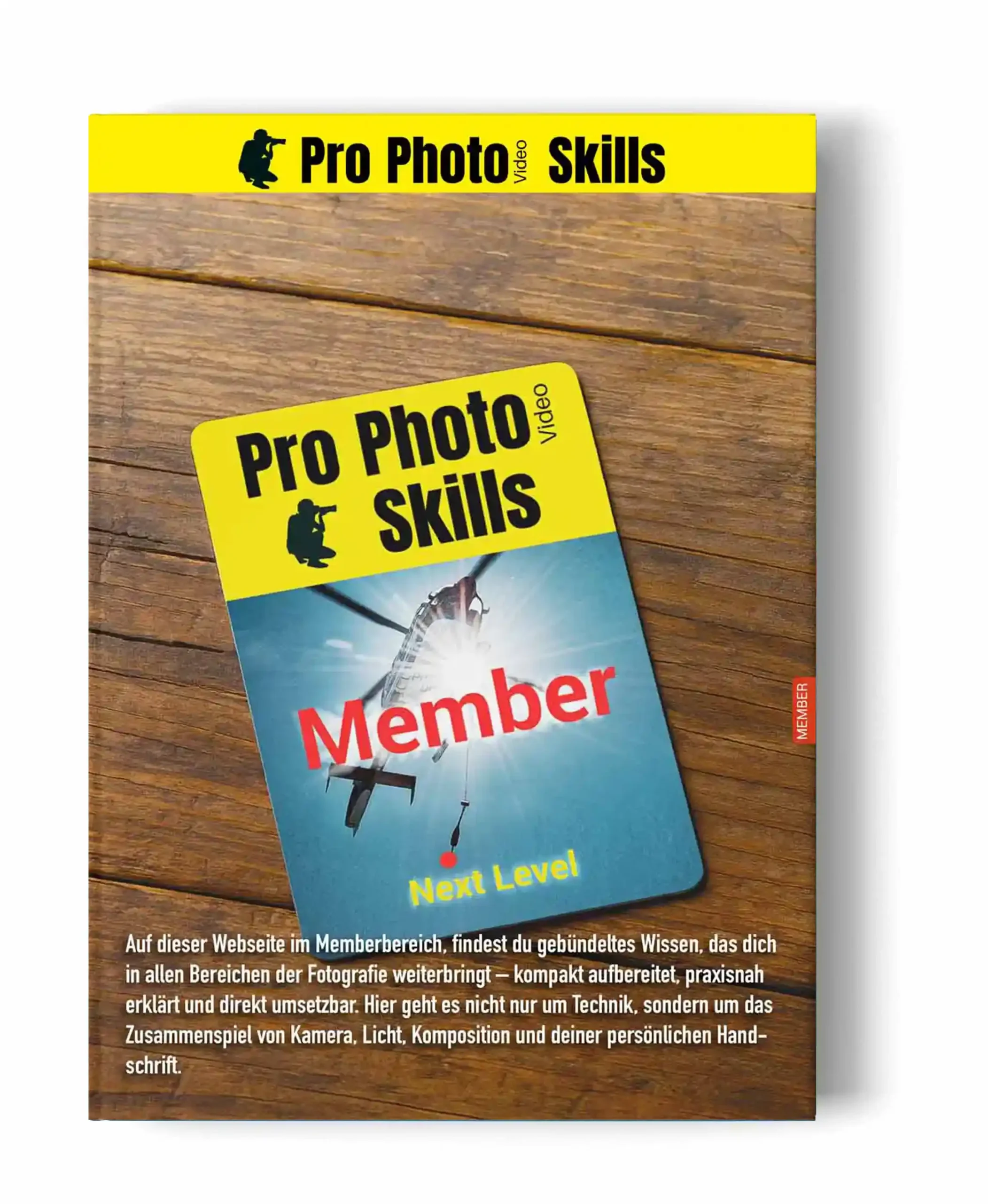 ProPhotoSkills Membership – Zugang zum System ProPhotoSkills Membership Bereich als Zugang zu exklusiven Fotografie-Inhalten, Guides und professionellem Wissen für Fotograf:innen